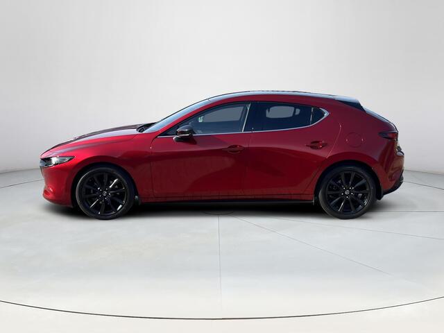 Mazda 3 2.0 e-SkyActiv-X M Hybrid 180 Luxury | Dealeronderhouden | Stoelgeheugen | Stoel en stuurverwarming | Climate Control | Achteruitrijcamera | Full adaptief led | Dodehoeksensoren | Bose |