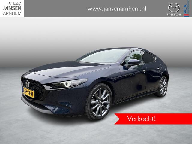 Mazda 3 2.0 e-SkyActiv-G M Hybrid 150 Sportive , I-Activesense Pakket, 360 Camera, Bose, Adap.Cruise, Stoel/Stuurverwarming, Apple Carplay, Android Auto, HUD, PDC, LKA
