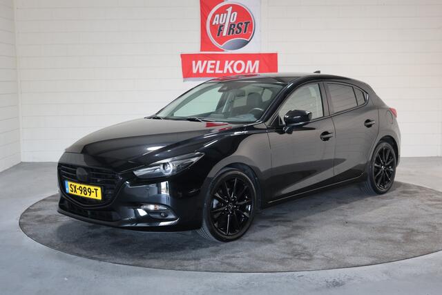 Mazda 3 2.0 SkyActiv-G 120 GT-M AUTOMAAT, Dark Line, IETS MOOIS !! Meest complete uitvoering !!!