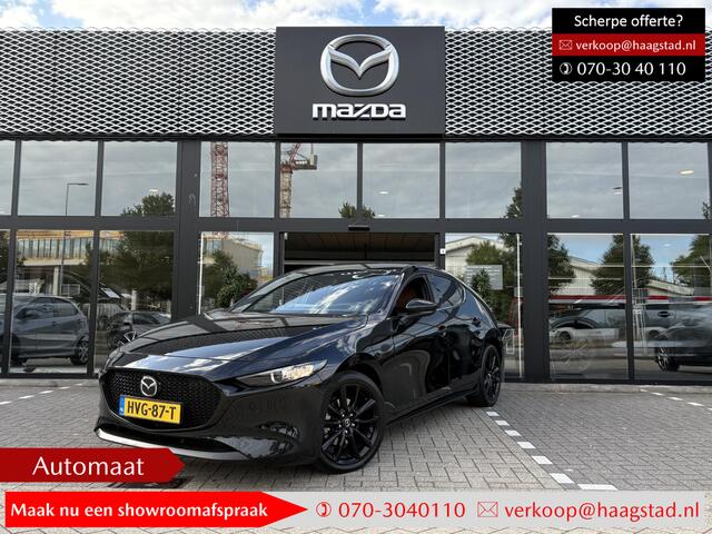 Mazda 3 2.0 e-SkyActiv-X M Hybrid 186 Nagisa BTW auto / Garantie t/m 06-2031 / Huidige nieuwprijs ¤43.540,-