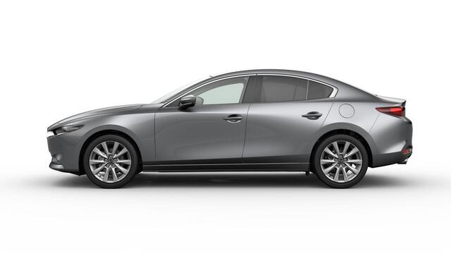 Mazda 3 2.5 e-SkyActiv-G M Hybrid 140 Exc-line Bns Edition / Machine Grey / Automaat
