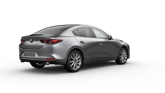 Mazda 3 2.5 e-SkyActiv-G M Hybrid 140 Exc-line Bns Edition / Machine Grey / Automaat