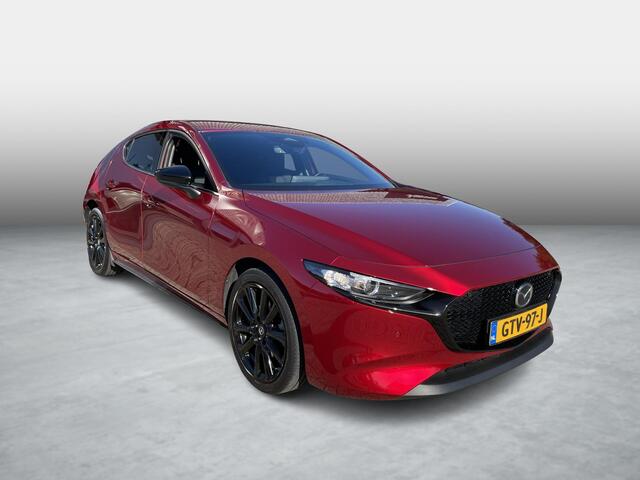 Mazda 3 2.5 e-SkyActiv-G M Hybrid 140 Homura , Navi, Clima, Cruise, Stoelverwarming, Camera, Apple Carplay, Android Auto, LMV 18 Inch, PDC