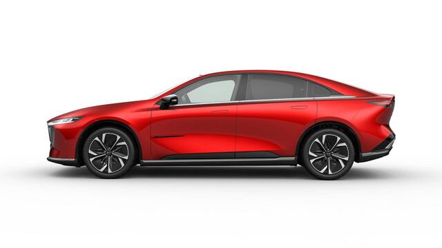 Mazda 6 6e Takumi 68.8 kWh / Soul Red Crystal / Warm Beige kunstleder