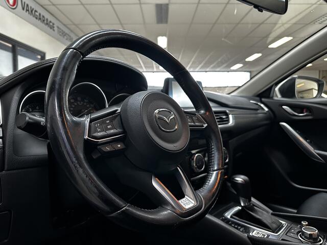 Mazda 6 2.5 SkyActiv-G 192 GT-M /AUTOMAAT! /Camera /17"LMV /KEYLESS GO! /Airco /Cruise /Elek. pakket /Bluetooth /Multi. LEDER Stuur /Isofix /Armsteun.