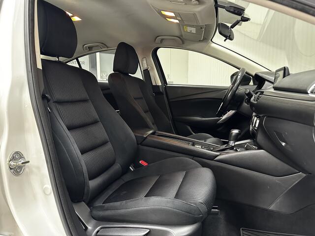 Mazda 6 2.5 SkyActiv-G 192 GT-M /AUTOMAAT! /Camera /17"LMV /KEYLESS GO! /Airco /Cruise /Elek. pakket /Bluetooth /Multi. LEDER Stuur /Isofix /Armsteun.