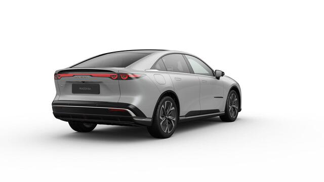 Mazda 6 6e Takumi Long Range 80 kWh / Aero Grey / Zwart kunstleder