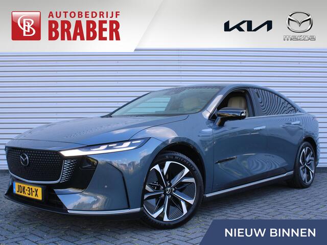 Mazda 6 6e Takumi 68.8 kWh | Stuur-/stoelverwarming + ventilatie | Pano | Camera rondom | Elek. stoelverstelling + achterklep | 19" LM | Cruise adapt. |