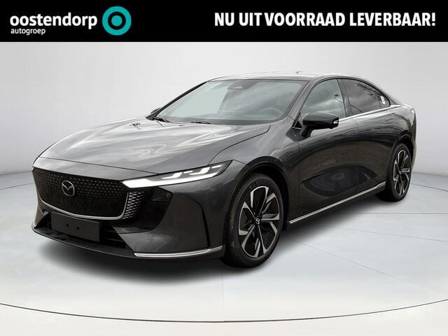 Mazda 6 6e Takumi Long Range 80 kWh | Zwart leder | 360 Camera | Geheugenstoelen | Panorama Dak | Headupdisplay | Adaptieve Cruise control | Sony premium audio | Dodehoeksensoren | Trekhaak |