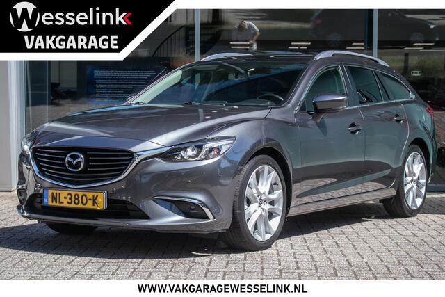 Mazda 6 Sportbreak 2.0 SkyActiv-G 165 Skylease GT Limited Navi | Leder | Memory seat | Stoel/Stuurverw.