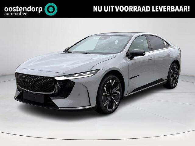 Mazda 6 6e Takumi Plus Long Range 80 kWh | Dit jaar nog rijden 17% bijtelling | Stoelverwarming/verkoeling | Stuurverwarming | Panoramadak | Adaptive cruise-control | Tan-nappa leder interieur | 360-Camera | SONY-premium audiosysteem |