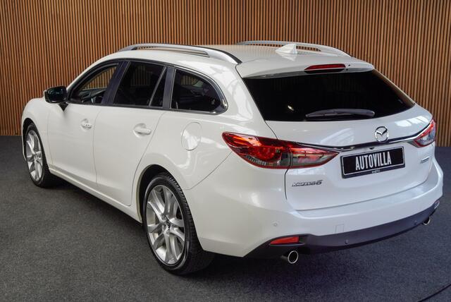 Mazda 6 Sportbreak 2.0 SkyActiv-G 165 Aut. Nakama Leer Navi Camera Bose Stuur- & stoelverwarming Climate PDC Metallic lak LM velgen
