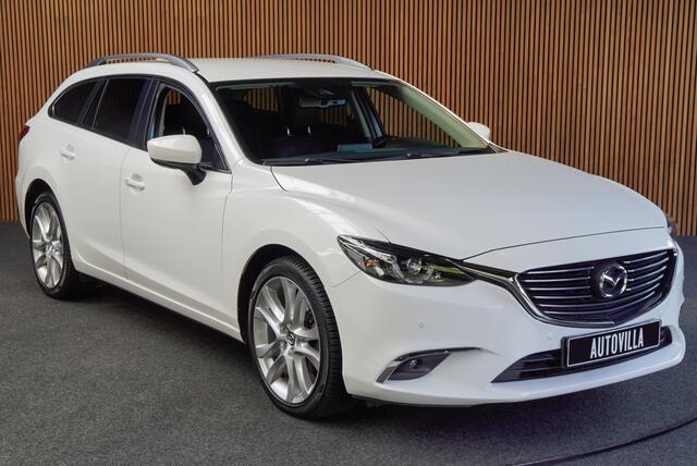 Mazda 6 Sportbreak 2.0 SkyActiv-G 165 Aut. Leer Navi Camera Bose Stuur- & stoelverwarming Climate PDC Metallic lak LM velgen