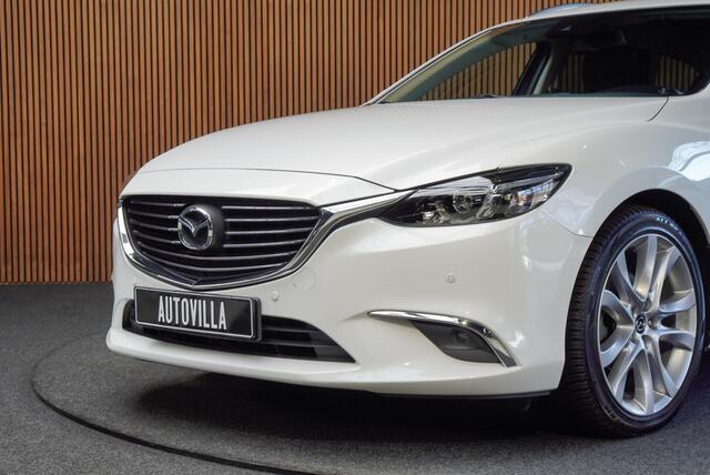 Mazda 6 Sportbreak 2.0 SkyActiv-G 165 Aut. Leer Navi Camera Bose Stuur- & stoelverwarming Climate PDC Metallic lak LM velgen