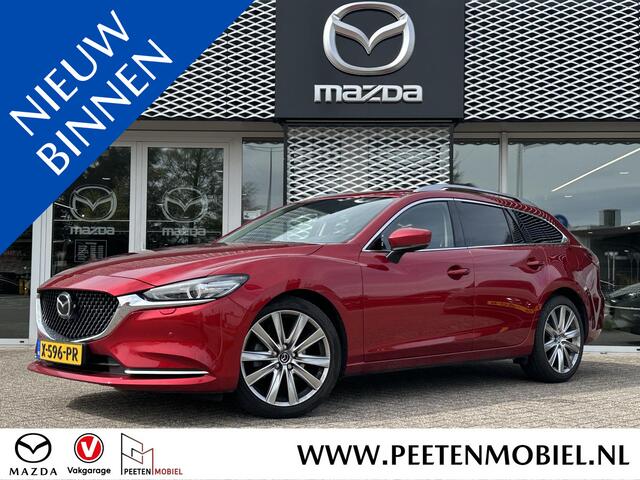 Mazda 6 Sportbreak 2.0 SkyActiv-G 165 Exclusive-Line | LEDEREN STOELEN | STOEL VENTILATIE | 360 CAMERA |