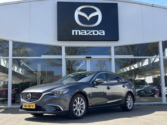 Mazda 6 2.0 SkyActiv-G 145 Skylease+ NL-Auto, Dealer Onderh., Navigatie, Apple Carplay / Android Auto, A, Rij-Camera, Stoel verwarming, Cruise Controle, Licht metaal .