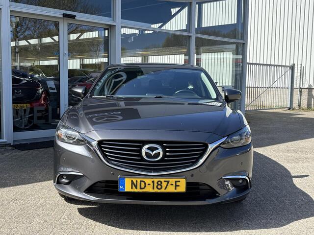 Mazda 6 2.0 SkyActiv-G 145 Skylease+ NL-Auto, Dealer Onderh., Navigatie, Apple Carplay / Android Auto, A, Rij-Camera, Stoel verwarming, Cruise Controle, Licht metaal .