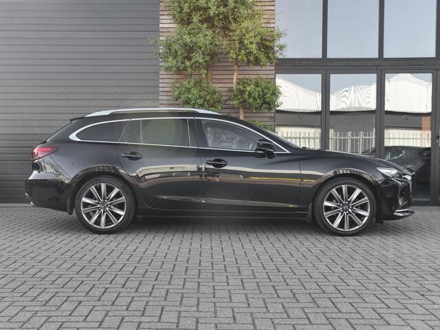 Mazda 6 Sportbreak 2.5 SkyActiv-G 194 Signature Schuifdak Trekhaak afneembaar Leren bekleding Navigatie Stoelverwarming en stoelkoeling