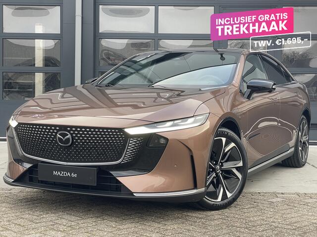 Mazda 6 6e Takumi Business Edition 68.8 kWh | ZWART LEDER | NAVI | PANO | 360 CAMERA | GRATIS TREKHAAK! T.W.V. ¤ 1695,-