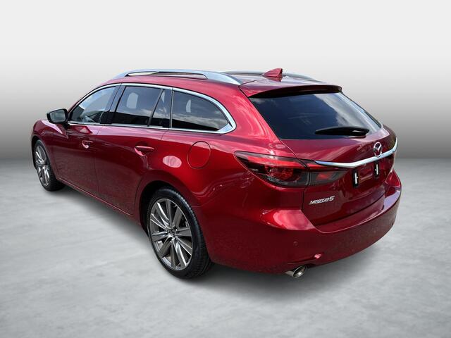 Mazda 6 Sportbreak 2.5 SkyActiv-G 194 Luxury , Automaat, Trekhaak, Schuifdak, Leder, Adap.Cruise, 360 Camera, Bose, HUD, Navi, Stoelventilatie/Verwarming
