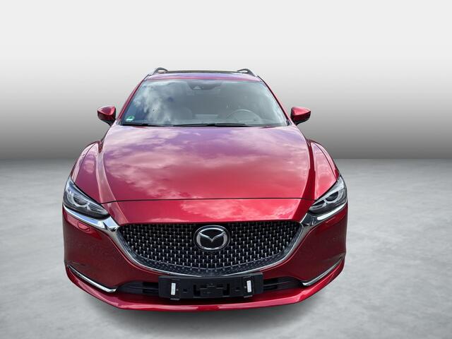 Mazda 6 Sportbreak 2.5 SkyActiv-G 194 Luxury , Automaat, Trekhaak, Schuifdak, Leder, Adap.Cruise, 360 Camera, Bose, HUD, Navi, Stoelventilatie/Verwarming