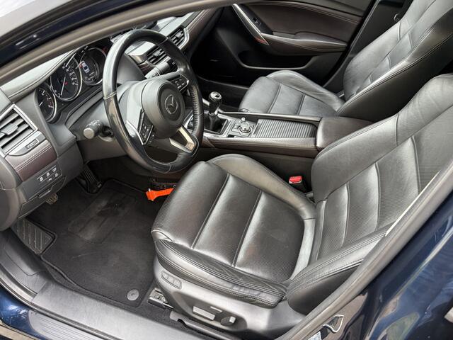 Mazda 6 2.0 SkyActiv-G 165 GT-M / LEER / HEAD-UP / NAVI / TREKHAAK / CRUISE / 164dkm! NAP!