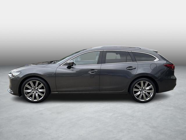 Mazda 6 Sportbreak 2.0 SkyActiv-G 165 Business , Automaat, Trekhaak, Leder, Bose, Adap.Cruise, Clima, Stoel/Stuurverwarming, Stoelventilatie, 360 Camera, Apple Carplay, Android Auto, LMV 19 Inch,