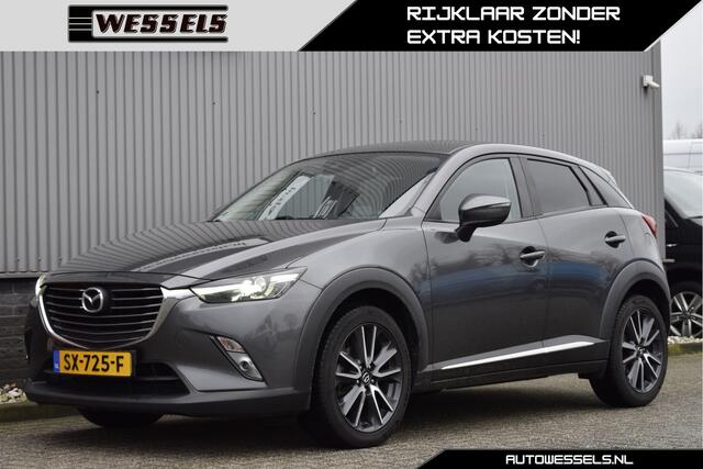 Mazda CX-3 2.0 SkyActiv-G 120 SkyLease GT Head-up, Camera, Automaat, Stoelverwarming, Keyless