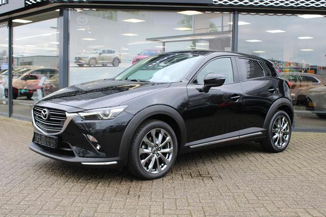 Mazda CX-3 2.0 SkyActiv-G 120 SkyLease Luxury , Automaat, Leder, Cruise, Navi, Clima, Camera, PDC, HUD, LMV 18 Inch, Stoelverwarming