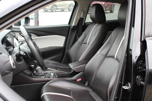 Mazda CX-3 2.0 SkyActiv-G 120 SkyLease Luxury , Automaat, Leder, Cruise, Navi, Clima, Camera, PDC, HUD, LMV 18 Inch, Stoelverwarming