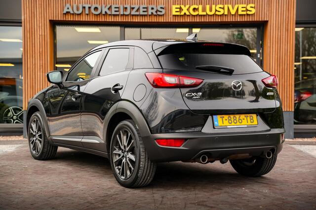 Mazda CX-3 2.0 SkyActiv-G 150 GT-M 4WD Navi Camera Cruise Stuurverw. Stoelverw. Leer Keyless