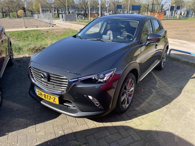 Mazda CX-3 2.0 SkyActiv-G 120 GT-Luxury Automaat, Trekhaak, LMV 18 Inch, Leder, Navi, Cruise, Airco, HUD, PDC, Camera, LKA, Stoelverwarming