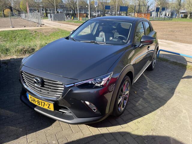 Mazda CX-3 2.0 SkyActiv-G 120 GT-Luxury Automaat, Trekhaak, LMV 18 Inch, Leder, Navi, Cruise, Airco, HUD, PDC, Camera, LKA, Stoelverwarming