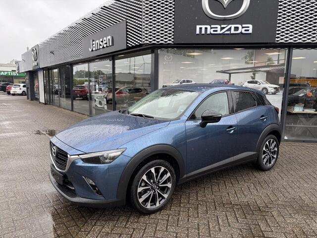 Mazda CX-3 2.0 SkyActiv-G 121 Luxury , Automaat, Trekhaak, Wit Leder, Navi, Cruise, Apple Carplay, PDC, LMV 18 Inch, Stoelverwarming