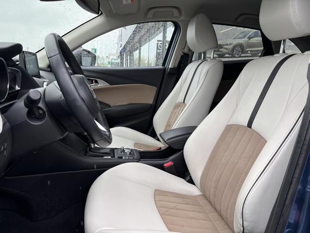 Mazda CX-3 2.0 SkyActiv-G 121 Luxury , Automaat, Trekhaak, Wit Leder, Navi, Cruise, Apple Carplay, PDC, LMV 18 Inch, Stoelverwarming