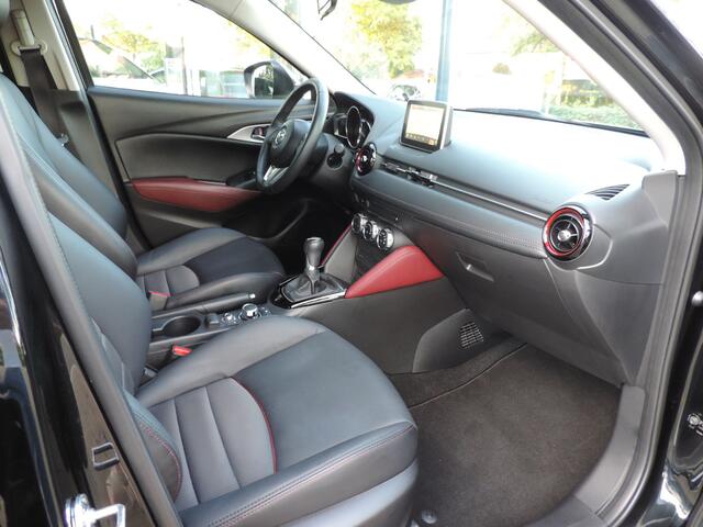 Mazda CX-3 2.0 SkyActiv-G 120 Sportsline - Leer | Camera | HUD | Stoelverw. | All season