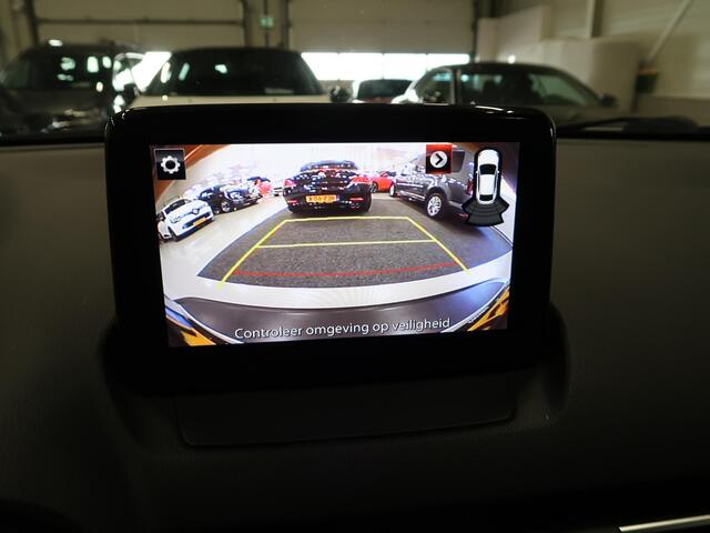 Mazda CX-3 2.0 SkyActiv-G 120 GT-M Automaat NL-Auto BOSE NAP Navigatie Head up display Camera 18 inch Sportvelgen Bose Cruise control Airco-ecc Stuurverwarming Leer Stoelverwarming