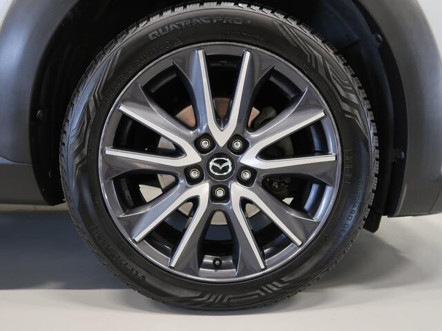 Mazda CX-3 2.0 SkyActiv-G 120 GT-M Automaat NL-Auto BOSE NAP Navigatie Head up display Camera 18 inch Sportvelgen Bose Cruise control Airco-ecc Stuurverwarming Leer Stoelverwarming