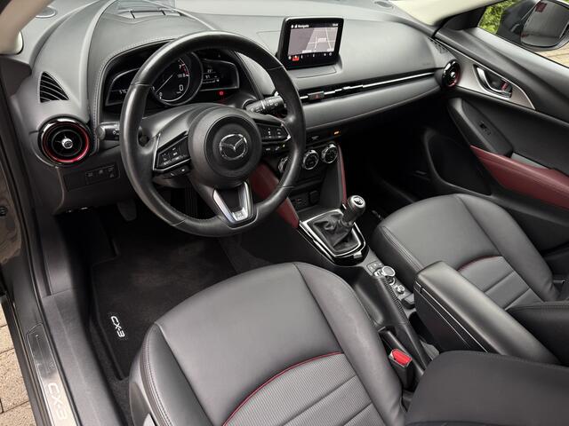 Mazda CX-3 2.0 SkyActiv-G 120pk GT-M l ACC l CAMERA l ECC l HUD l LEDER l NAVI l 57.000km