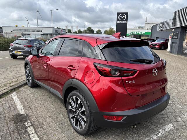 Mazda CX-3 2.0 SkyActiv-G 121 Luxury-Line , Automaat, Wit Leder, Navi, Cruise, Clima, Camera, Apple Carplay, PDC, LMV 18 Inch, Stoelverwarming