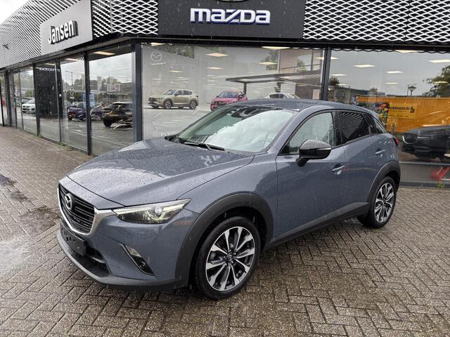 Mazda CX-3 2.0 SkyActiv-G 121 Luxury-Line , Automaat, Trekhaak, Wit Leder, Navi, Apple Carplay, Clima, Cruise, PDC, LMV 18 Inch, Stoelverwarming