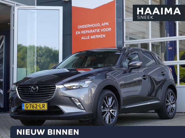 Mazda CX-3 2.0 SkyActiv-G 150PK GT-M 4WD | Navigatie | Stuur en Stoelverwarming | Trekhaak | Head up display | Trekhaak | Keyless entry en start | Climate control | Lederen bekleding