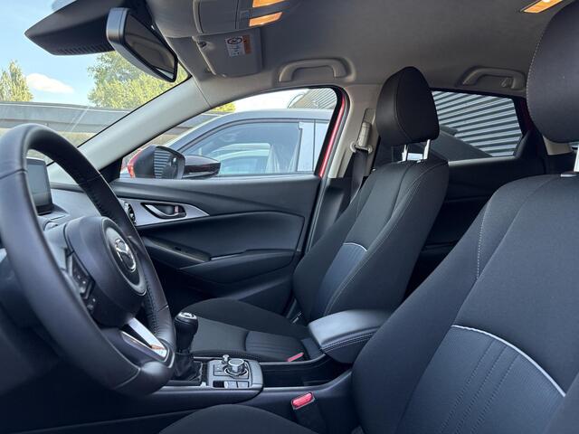 Mazda CX-3 2.0 SkyActiv-G 121 Sportive , Trekhaak, Navi, Cruise, Stoelverwarming, PDC, LMV 18 Inch, Clima, Bluetooth, Armsteun, DAB