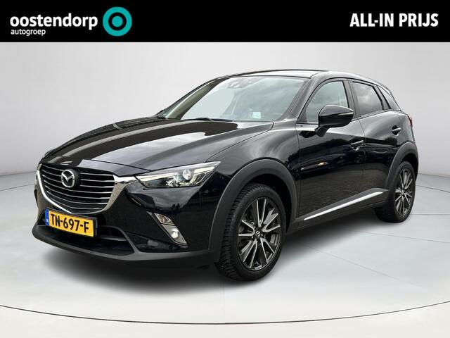 Mazda CX-3 2.0 SkyActiv-G 120 GT-M | Navigatiesysteem| Sportvelgen| Trekhaak| Climate control| Stoelverwarming|