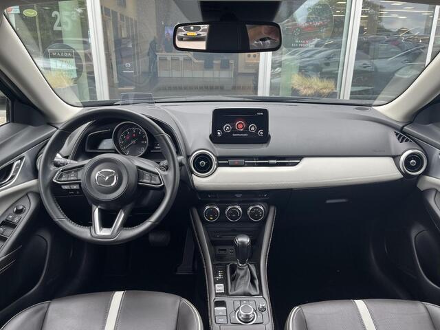 Mazda CX-3 2.0 SkyActiv-G 121 Signature Leder | HUD display | Lichtmetalen velgen | Navigatie | Apple carplay | Cruise Control |