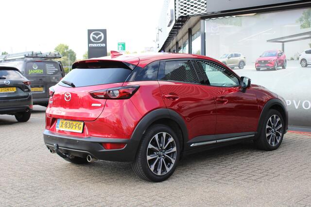 Mazda CX-3 2.0 SkyActiv-G 120 GT-M , Automaat, Trekhaak, Adap.Cruise, Bose, Half Leder, LMV 18 Inch, Camera, PDC, Stuur/Stoelverwarming