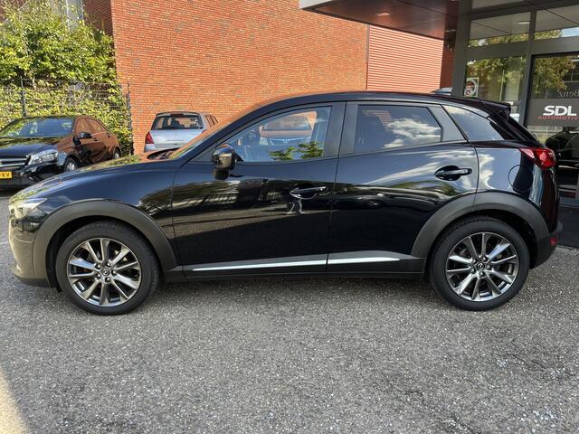 Mazda CX-3 2.0 SkyActiv-G 120 GT-Luxury // HEAD-UP DISPLAY // LEDER // ELEK. STOEL+GEHEUGEN // DODEHOEK // CAMERA+SENSOREN // NAVI //