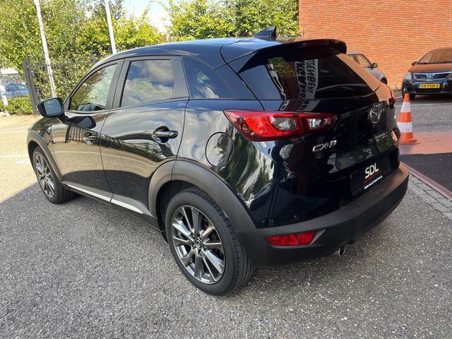 Mazda CX-3 2.0 SkyActiv-G 120 GT-Luxury // HEAD-UP DISPLAY // LEDER // ELEK. STOEL+GEHEUGEN // DODEHOEK // CAMERA+SENSOREN // NAVI //