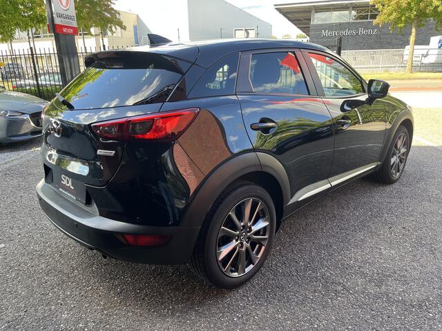 Mazda CX-3 2.0 SkyActiv-G 120 GT-Luxury // HEAD-UP DISPLAY // LEDER // ELEK. STOEL+GEHEUGEN // DODEHOEK // CAMERA+SENSOREN // NAVI //