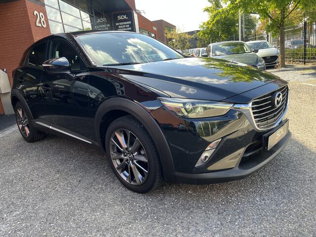 Mazda CX-3 2.0 SkyActiv-G 120 GT-Luxury // HEAD-UP DISPLAY // LEDER // ELEK. STOEL+GEHEUGEN // DODEHOEK // CAMERA+SENSOREN // NAVI //